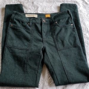 Reposh Pilcro skinny green pants 25